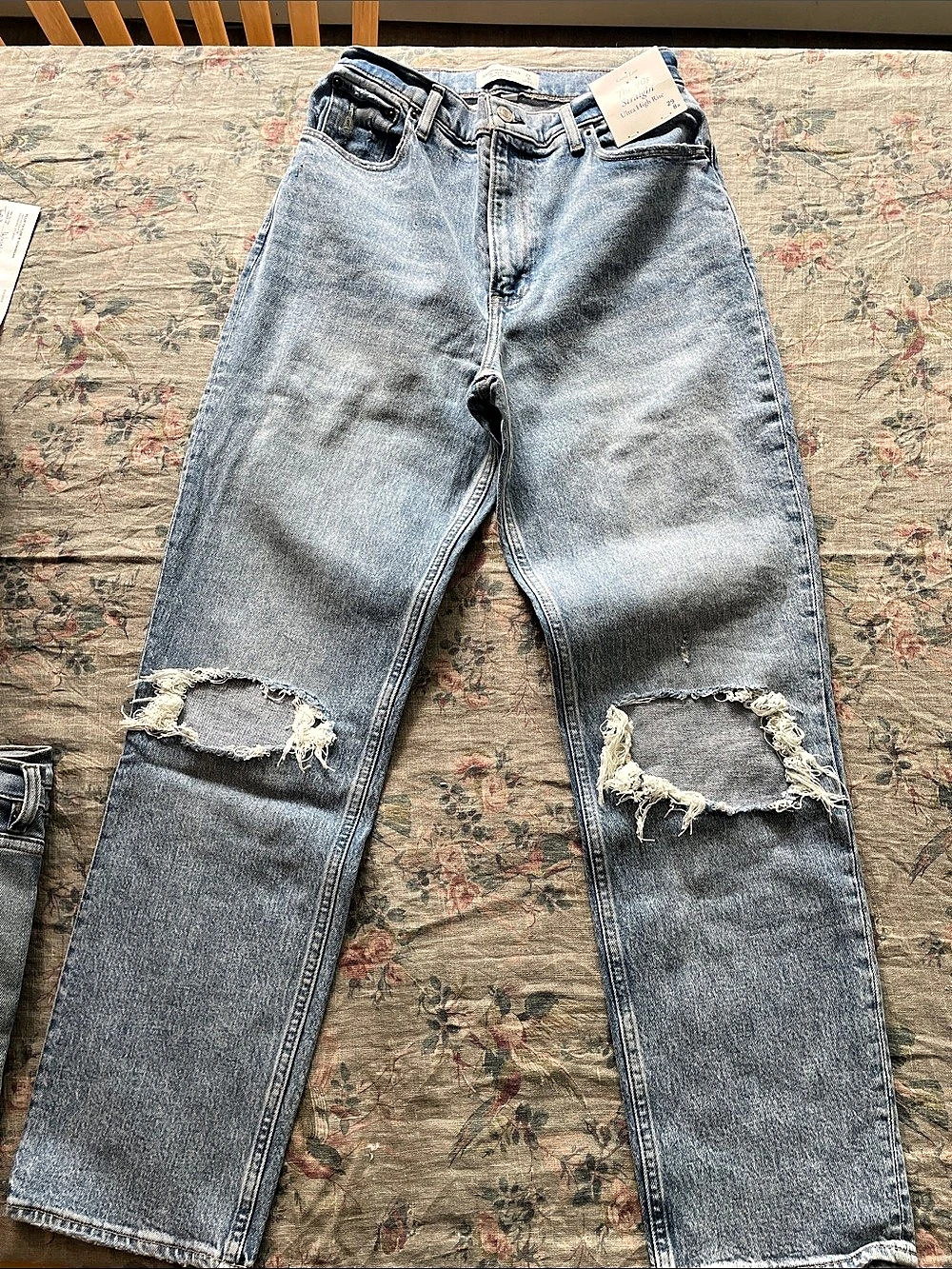 Abercrombie & Fitch curve love ultra high rise 29/8R the 90s straight
